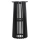 ΒΑΣΗ BAR STAND ΕΣΩΤ.ΧΩΡΟΥ ΜΕΣ.ΥΨΟΥΣ ΣΤΡΟΓΓΥΛΗ FB99857.12 MINDI ΞΥΛΟ ΣΕ ΜΑΥΡΟ Φ40x90Υεκ.