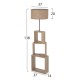 ΦΩΤΙΣΤΙΚΟ ΔΑΠΕΔΟΥ MDF ΣΟΝΑΜΑ-ΜΠΕΖ ΚΑΠΕΛΟ FB97608.03 Φ38x140Υεκ.