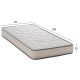 ΣΤΡΩΜΑ DREAMTOPIA ΣΕΙΡΑ RELIEF FB9653.90 BONNELL SPRING 90x190x20Y εκ.
