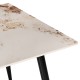ΤΡΑΠΕΖΙ ΤΡΑΠΕΖΑΡΙΑΣ SINTERED STONE FB98588.03 BROWN-WHITE MARBLE 160x90x76Y εκ.