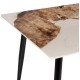 ΤΡΑΠΕΖΙ ΤΡΑΠΕΖΑΡΙΑΣ SINTERED STONE FB98588.03 BROWN-WHITE MARBLE 160x90x76Y εκ.