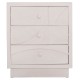 ΚΟΜΟΔΙΝΟ FB918047 MDF ΣΕ ΥΠΟΛΕΥΚΟ ΧΡΩΜΑ-3 ΣΥΡΤΑΡIA 48x38x55,5Υεκ.