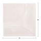 ΠΙΝΑΚΑΣ ΤΕΤΡΑΓΩΝΟΣ FB94507 MDF ΣΕ ΥΠΟΛΕΥΚΟ ΧΡΩΜΑ 80x4(πάχος)x80Υεκ.