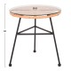 ΣΕΤ ΕΞΩΤΕΡΙΚΟΥ ΧΩΡΟΥ 3ΤΜΧ FB921047.11 ΜΠΕΖ ΣΥΝΘ.RATTAN-ΜΕΤΑΛΛΟ ΣΕ ΜΑΥΡΟ