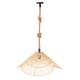 ΦΩΤΙΣΤΙΚΟ ΟΡΟΦΗΣ ΚΡΕΜΑΣΤΟ FB97878.02 RATTAN ΣΕ ΦΥΣΙΚΟ ΧΡΩΜΑ Φ58,5x31Yεκ