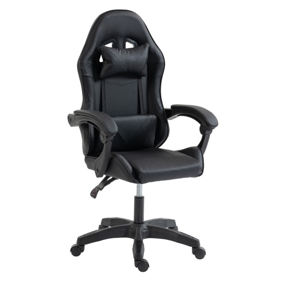 ΚΑΡΕΚΛΑ GAMING FB91231.01 ΜΑΥΡΟ PVC--ΜΕ ΜΑΞIΛΑΡΑΚΙΑ ΜΕΣΗΣ/ΚΕΦΑΛΗΣ 60x59x117Υεκ
