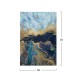 ΠΙΝΑΚΑΣ ΚΑΜΒΑΣ MARBLEIZED EFFECT FB97196.02 50X3X70 εκ.