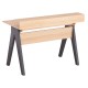 ΓΡΑΦΕΙΟ FB918290 ΜΕΛΑΜΙΝΗ ΣΕ SONAMA-ΓΚΡΙ 120x19-59x75-85,5ΥΥεκ.