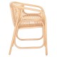 ΠΟΛΥΘΡΟΝΑ FB99954.01 ΦΥΣΙΚΟ RATTAN 62x57,5x79,5Υεκ.
