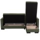 ΚΑΝΑΠΕΣ ΚΡΕΒΑΤΙ ΓΩΝΙΑ ΑΝΑΣΤΡΕΨΙΜΗ DARK OLIVE FB93244.05 202x140x78Yεκ.