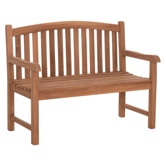 ΠΑΓΚΑΚΙ ΚΗΠΟΥ 2ΘΕΣΙΟ FB96651 ΞΥΛΟ TEAK--ΦΥΣΙΚΟ 120x60x95Υεκ.