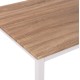ΤΡΑΠΕΖΙ ΤΡΑΠΕΖΑΡΙΑΣ FB99532.02 MDF SONAMA-ΛΕΥΚΟ ΜΕΤΑΛΛΟ 120X80Χ75Yεκ.