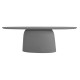 ΤΡΑΠΕΖΙ ΤΡΑΠΕΖΑΡΙΑΣ ΟΒΑΛ FB96577.01 ΓΚΡΙ FIBER CEMENT 240x100x75Υεκ.