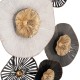 ΜΕΤΑΛΛΙΚΟ ΔΙΑΚΟΣΜΗΤΙΚΟ ΤΟΙΧΟΥ FB97170 ΓΚΡΙ ΕΚΡΟΥ ΧΡΥΣΟ 88x7x51Y εκ.