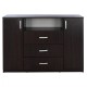 ΜΠΟΥΦΕΣ ΜΕ 2 ΝΤΟΥΛΑΠΙΑ Κ 3 ΣΥΡΤΑΡΙΑ WENGE FB92430.02 120X45X85Y εκ.