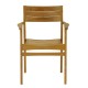 ΠΟΛΥΘΡΟΝΑ FB99935 ΜΑΣΙΦ ΞΥΛΟ TEAK ΣΕ ΦΥΣΙΚΟ 58x61x80,5Υ - 2τμχ