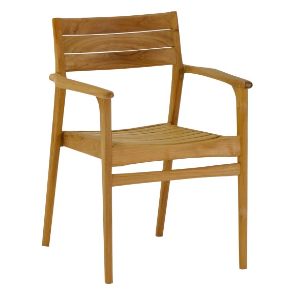 ΠΟΛΥΘΡΟΝΑ FB99935 ΜΑΣΙΦ ΞΥΛΟ TEAK ΣΕ ΦΥΣΙΚΟ 58x61x80,5Υ - 2τμχ