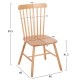 ΣΕΤ ΤΡΑΠΕΖΑΡΙΑΣ 5ΤΜΧ FB921183 MDF TOP & ΞΥΛΟ ΟΞΙΑΣ ΣΕ ΦΥΣΙΚΟ ΧΡΩΜΑ