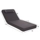 ΜΑΞΙΛΑΡΙ ΞΑΠΛΩΣΤΡΑΣ FB921095.02 OLEFIN ΣΚΟΥΡΟ ΓΚΡΙ ΜΕ FOAM 190x70x10Υεκ