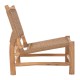 ΚΑΡΕΚΛΑ FB95986 ΞΥΛΟ TEAK ΣΕ ΦΥΣΙΚΟ ΚΑΙ ΣΥΝΘΕΤΙΚΟ RATTAN 63x77x77Υεκ.