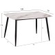 ΤΡΑΠΕΖΙ FB99854.04 ΚΕΡΑΜΙΚΟ TOP ΜΕ ΟΨΗ ΜΑΡΜΑΡΟΥ τ.CALACATTA 120x70x73Υεκ.