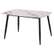 ΤΡΑΠΕΖΙ FB99854.04 ΚΕΡΑΜΙΚΟ TOP ΜΕ ΟΨΗ ΜΑΡΜΑΡΟΥ τ.CALACATTA 120x70x73Υεκ.