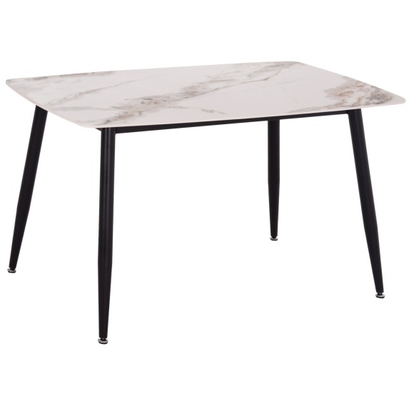 ΤΡΑΠΕΖΙ FB99854.04 ΚΕΡΑΜΙΚΟ TOP ΜΕ ΟΨΗ ΜΑΡΜΑΡΟΥ τ.CALACATTA 120x70x73Υεκ.
