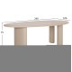 ΤΡΑΠΕΖΙ ΤΡΑΠΕΖΑΡΙΑΣ ΟΒΑΛ FB96599.02 ΜΠΕΖ FIBER CEMENT 240x106x75Υεκ