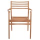 ΠΟΛΥΘΡΟΝΑ FB99936 ΜΑΣΙΦ ΞΥΛΟ TEAK ΣΕ ΦΥΣΙΚΟ 59x60x78,5Υ - 2τμχ