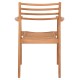 ΠΟΛΥΘΡΟΝΑ FB99936 ΜΑΣΙΦ ΞΥΛΟ TEAK ΣΕ ΦΥΣΙΚΟ 59x60x78,5Υ - 2τμχ