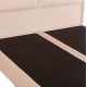ΚΡEΒΑΤΙ ΔΙΠΛΟ FB9715 ΜΠΕΖ ΒΕΛΟΥΔΟ ΓΙΑ ΣΤΡΩΜΑ 160x200εκ.