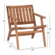 ΠΟΛΥΘΡΟΝΑ LOUNGE FB96617 ΞΥΛΟ TEAK ΣΕ ΦΥΣΙΚΟ 59x65x69Υεκ.
