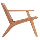 ΠΟΛΥΘΡΟΝΑ LOUNGE FB96617 ΞΥΛΟ TEAK ΣΕ ΦΥΣΙΚΟ 59x65x69Υεκ.