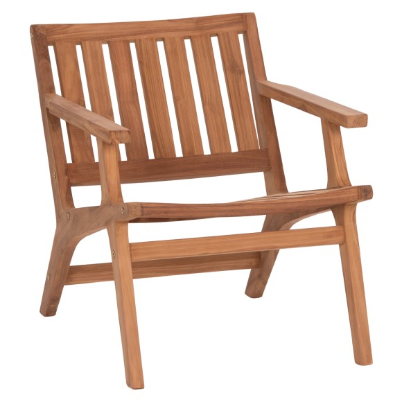 ΠΟΛΥΘΡΟΝΑ LOUNGE FB96617 ΞΥΛΟ TEAK ΣΕ ΦΥΣΙΚΟ 59x65x69Υεκ.