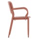 ΠΟΛΥΘΡΟΝΑ ΤΡΑΠΕΖΑΡΙΑΣ FB96644.08 ΑΛΟΥΜΙΝΙΟ ΣΕ TERRACOTTA 58x52x78Υεκ
