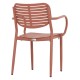 ΠΟΛΥΘΡΟΝΑ ΤΡΑΠΕΖΑΡΙΑΣ FB96644.08 ΑΛΟΥΜΙΝΙΟ ΣΕ TERRACOTTA 58x52x78Υεκ