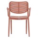 ΠΟΛΥΘΡΟΝΑ ΤΡΑΠΕΖΑΡΙΑΣ FB96644.08 ΑΛΟΥΜΙΝΙΟ ΣΕ TERRACOTTA 58x52x78Υεκ