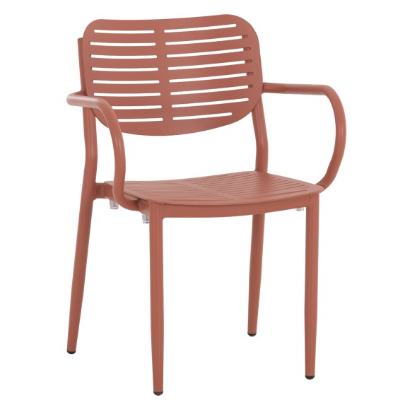 ΠΟΛΥΘΡΟΝΑ ΤΡΑΠΕΖΑΡΙΑΣ FB96644.08 ΑΛΟΥΜΙΝΙΟ ΣΕ TERRACOTTA 58x52x78Υεκ