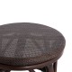 ΣΚΑΜΠΟ ΑΛΟΥΜΙΝΙΟΥ FB96285.01 BAMBOO LOOK ΚΑΦΕ-TEXTILENE ΚΑΦΕ Φ36x46Υεκ.