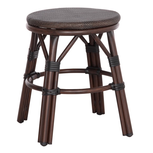 ΣΚΑΜΠΟ ΑΛΟΥΜΙΝΙΟΥ FB96285.01 BAMBOO LOOK ΚΑΦΕ-TEXTILENE ΚΑΦΕ Φ36x46Υεκ.