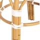 ΣΚΑΜΠΟ ΑΛΟΥΜΙΝΙΟΥ FB96285.05 BAMBOO LOOK-TEXTILENE ΛΕΥΚΟ-ΜΠΛΕ Φ36x46Υεκ.
