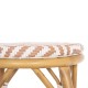 ΣΚΑΜΠΟ ΑΛΟΥΜΙΝΙΟΥ ΜΕΣ.ΥΨΟΥΣ FB96286.04 BAMBOO LOOK ΦΥΣΙΚΟ & TEXTILENE 43x43x65Υεκ