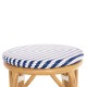 ΣΚΑΜΠΟ ΑΛΟΥΜΙΝΙΟΥ ΜΕΣ.ΥΨΟΥΣ FB96286.05 BAMBOO LOOK & TEXTILENE ΜΠΛΕ 43x43x65Υεκ