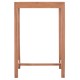 ΤΡΑΠΕΖΙ ΜΠΑΡ ΤΕΤΡΑΓΩΝΟ FB918113 ΞΥΛΟ TEAK ΣΕ ΦΥΣΙΚΟ 70x70x105Υεκ.