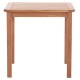 ΤΡΑΠΕΖΙ ΤΕΤΡΑΓΩΝΟ FB918122 ΞΥΛΟ TEAK--ΦΥΣΙΚΟ 80x80x76Υεκ.