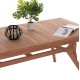 ΤΡΑΠΕΖΙ ΤΡΑΠΕΖΑΡΙΑΣ FB918116 ΞΥΛΟ TEAK--ΦΥΣΙΚΟ 180x91x75Υεκ.