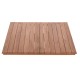 ΕΠΙΦΑΝΕΙΑ ΤΡΑΠΕΖΙΟΥ ΤΕΤΡΑΓΩΝΗ FB918136 ΞΥΛΟ TEAK--ΦΥΣΙΚΟ 70x70x4(πάχος)εκ.