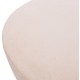 ΤΡΑΠΕΖΙ ΣΑΛΟΝΙΟΥ ΣΤΡΟΓΓΥΛΟ FB918162.02 FIBER CEMENT ΣΕ ΛΕΥΚΟ--Φ92x49Υεκ.