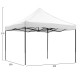 ΚΙΟΣΚΙ/GAZEBO FB96310 ΠΤΥΣΣΟΜΕΝΟ-ΣΚΕΛΕΤΟΣ ΜΕΤΑΛ.ΜΑΥΡΟΣ-ΛΕΥΚΟ ΥΦΑΣΜΑ 3x3x3,10Yμ