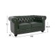 ΣΕΤ ΣΑΛΟΝΙ 3ΤΜΧ FB910912.08 PU ΔΕΡΜΑ Τ.CHESTERFIELD ΚΥΠΑΡΙΣΣΙ